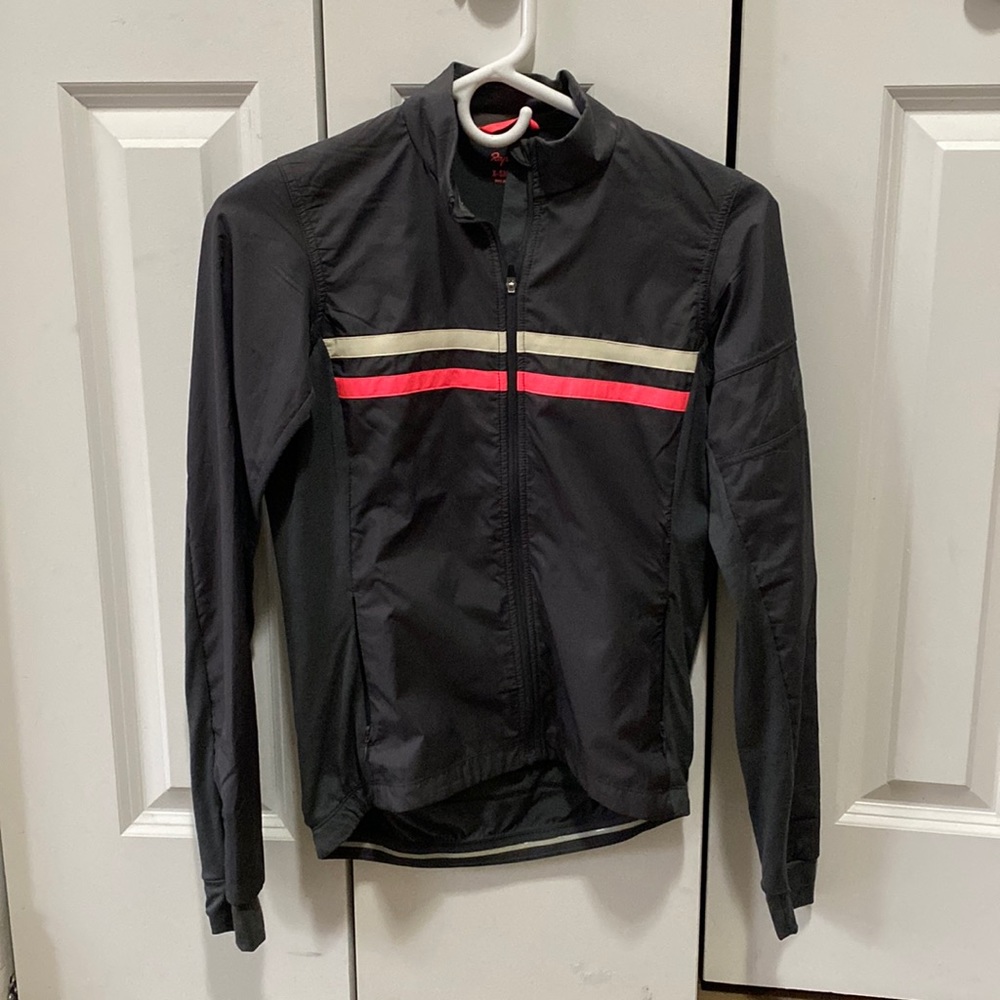 Rapha grey women’s long sleeve windblock brevet jersey